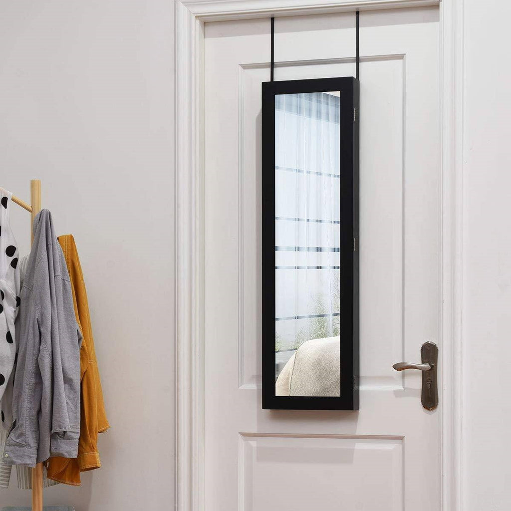 Wall Mounted Jewelry Organizer Mirror