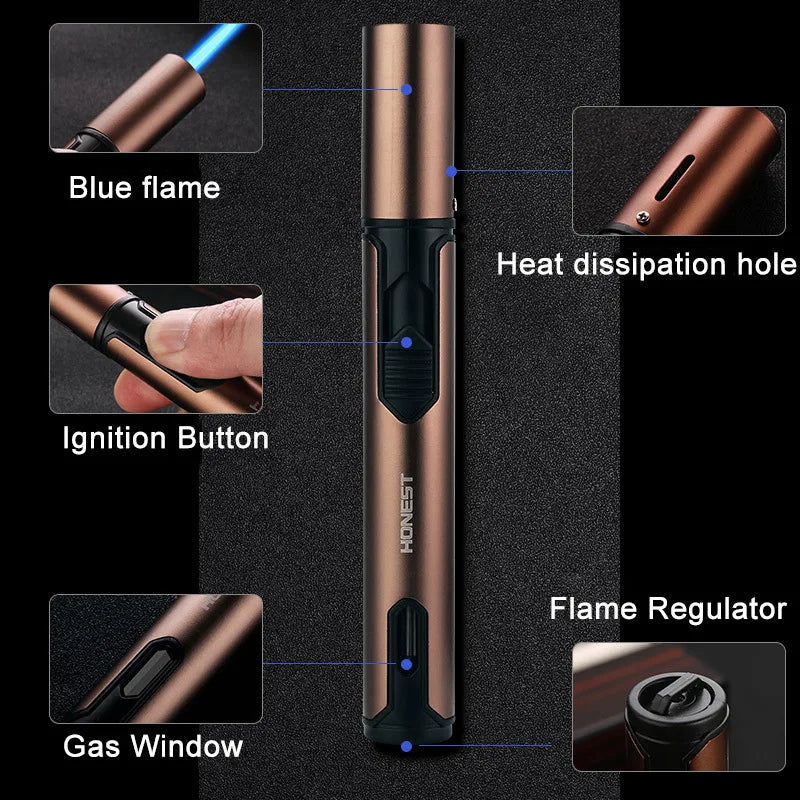 Windproof Butane Jet Flame Lighter