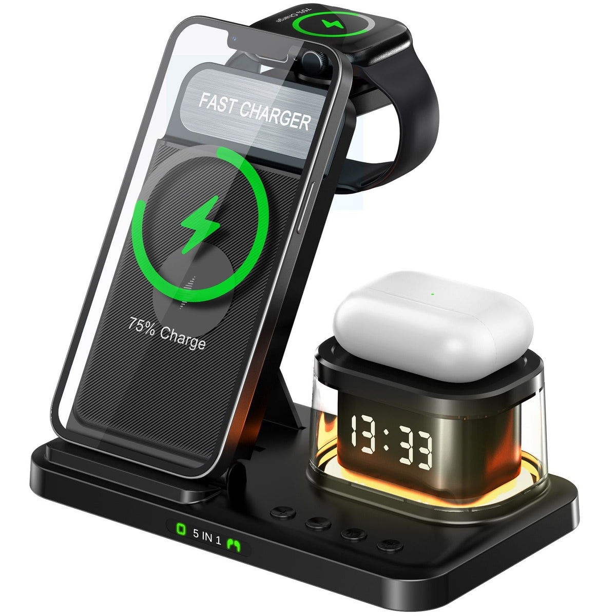 Wireless charging Five in one wireless
