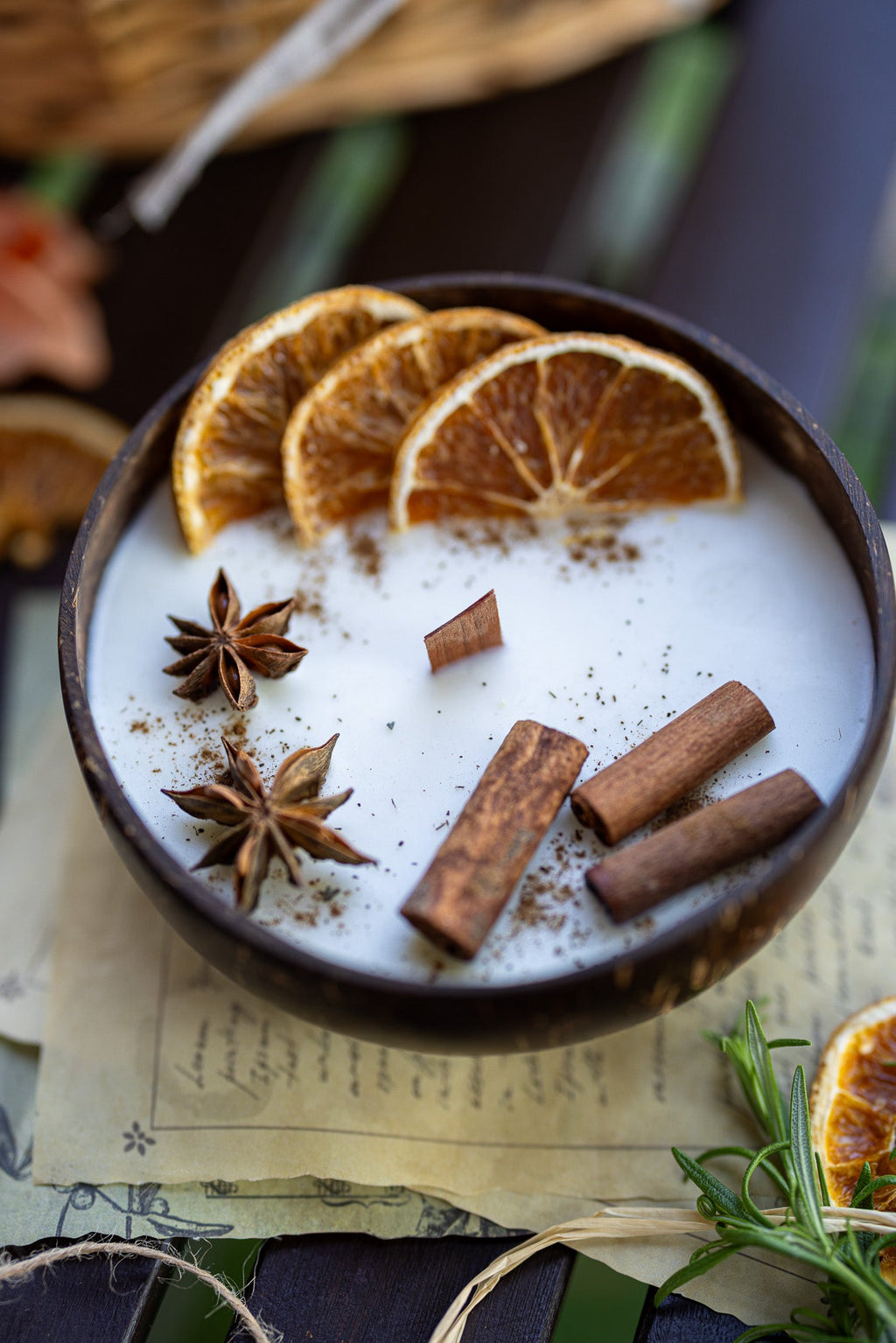 Handcrafted Coconut Shell Candle