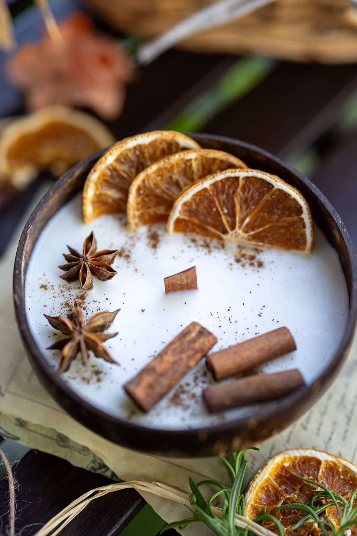 Handcrafted Coconut Shell Candle