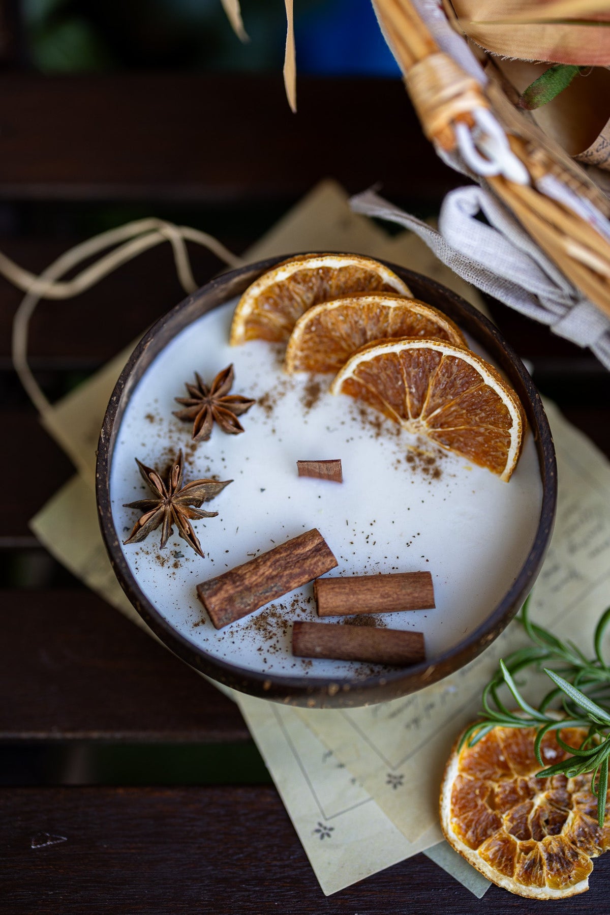 Handcrafted Coconut Shell Candle