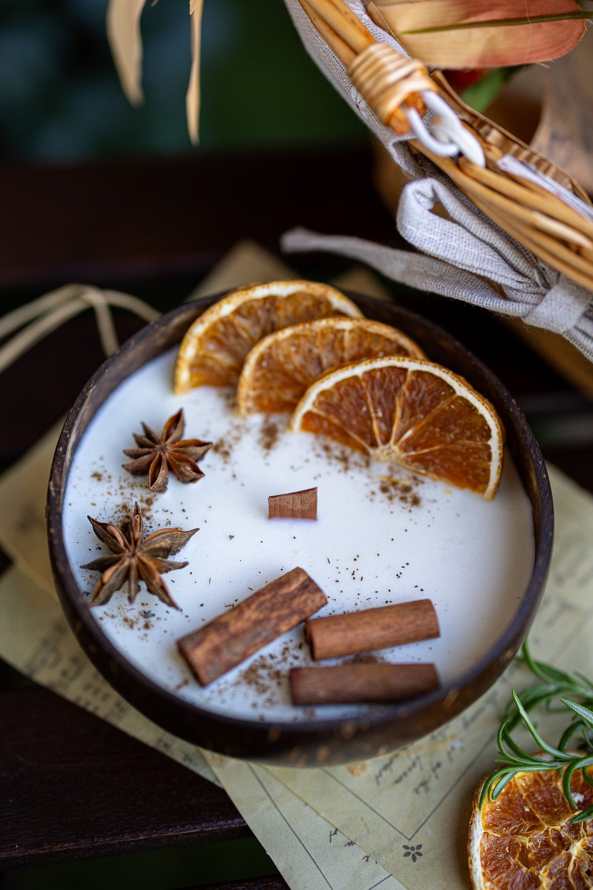 Handcrafted Coconut Shell Candle