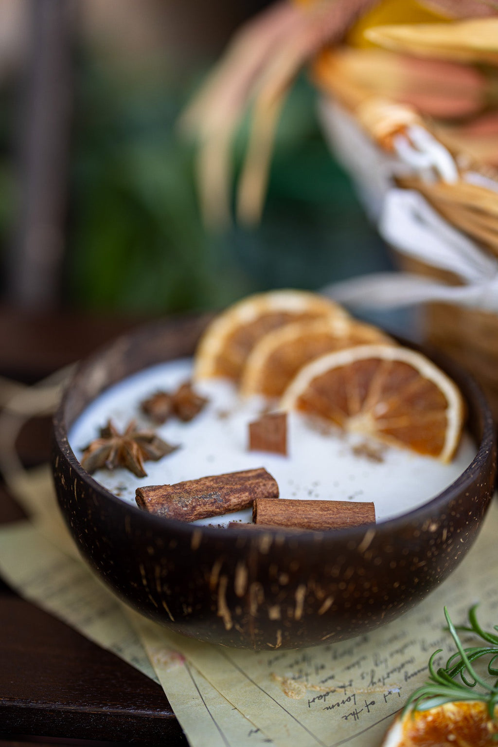 Handcrafted Coconut Shell Candle