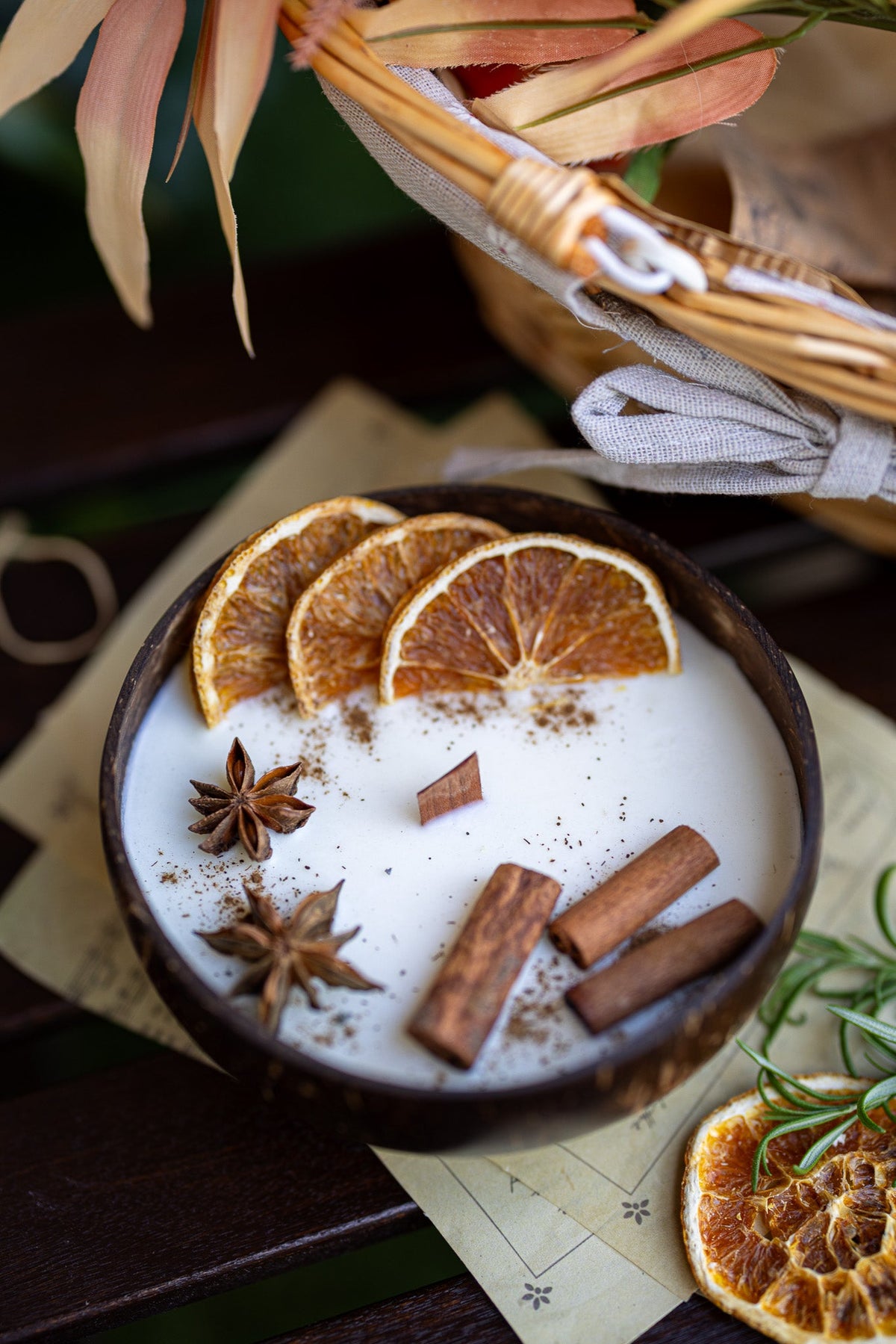 Handcrafted Coconut Shell Candle