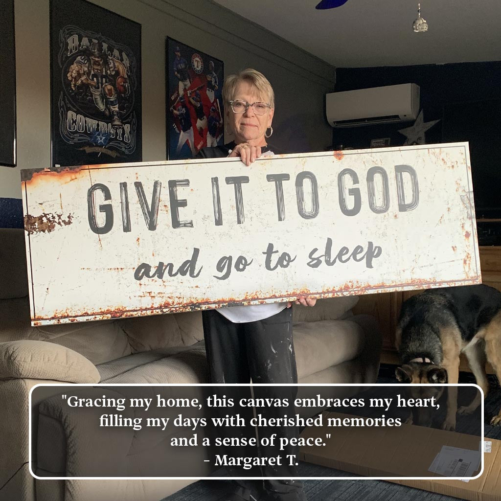 Give It to God and Go to Sleep Wallart
