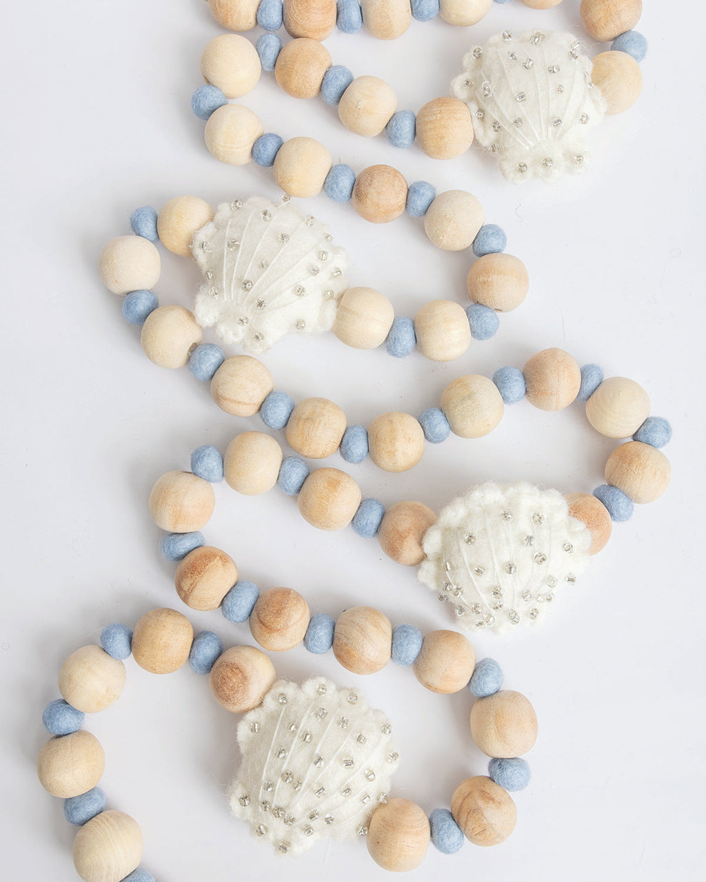 Coastal Seashell Beaded Garland