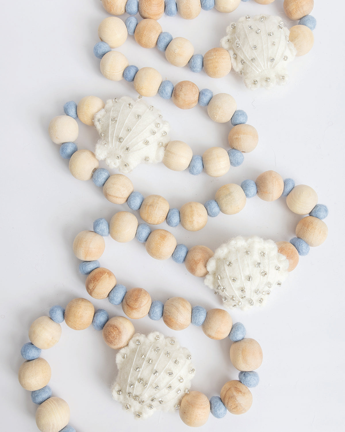 Coastal Seashell Beaded Garland