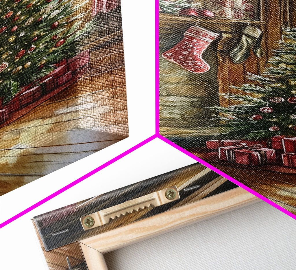 Cozy farmhouse Christmas Canvas