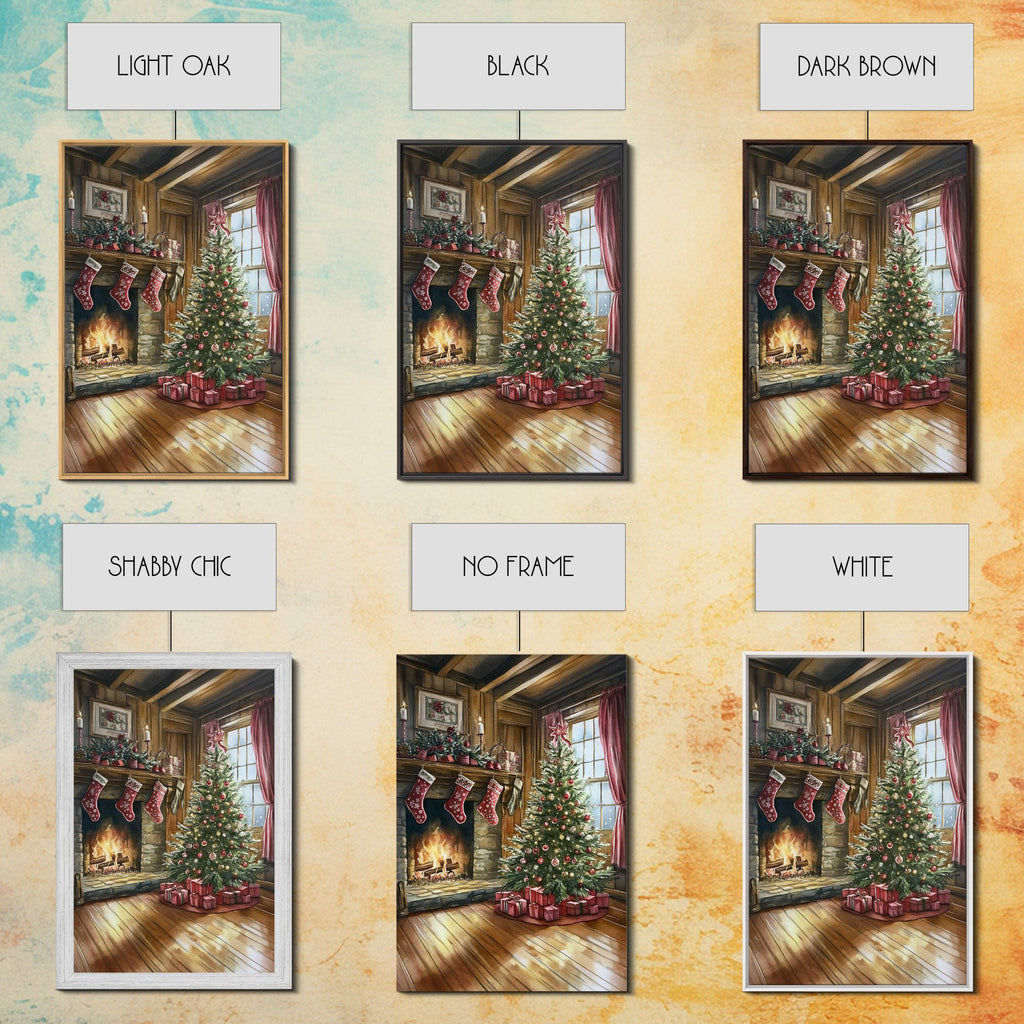 Cozy farmhouse Christmas Canvas