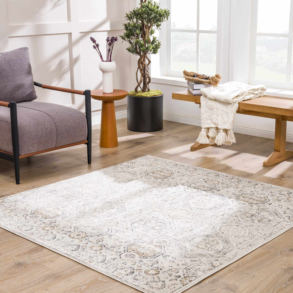 Moroccan-Style Lush Area Rug