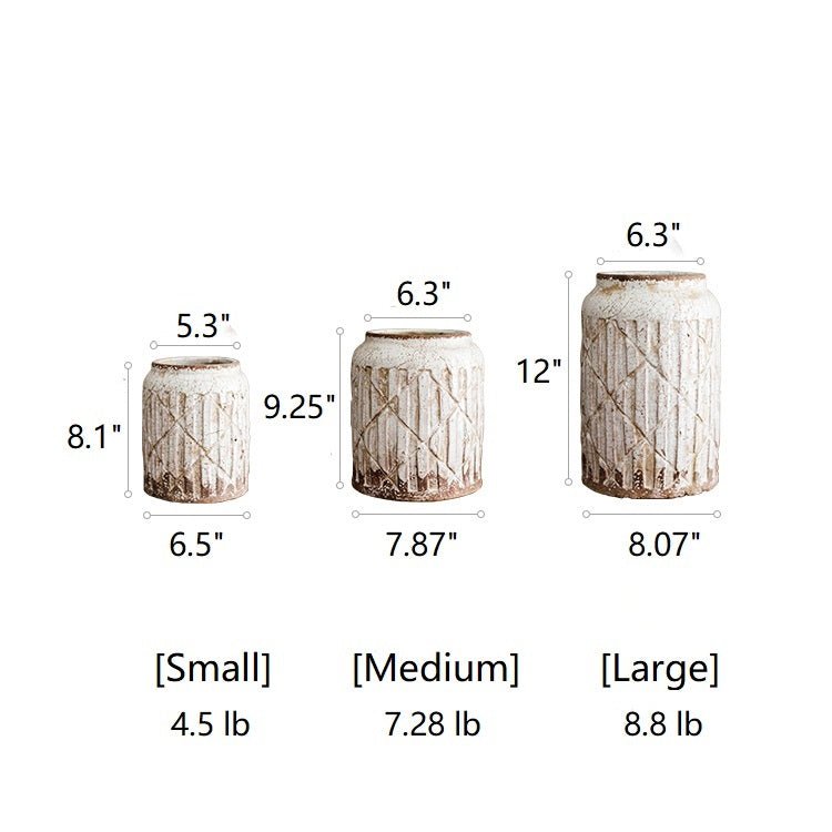 Distressed Ceramic Vase