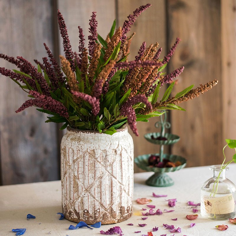 Distressed Ceramic Vase