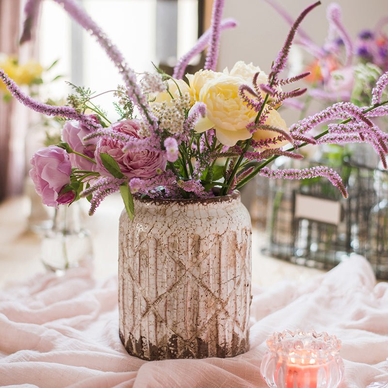 Distressed Ceramic Vase