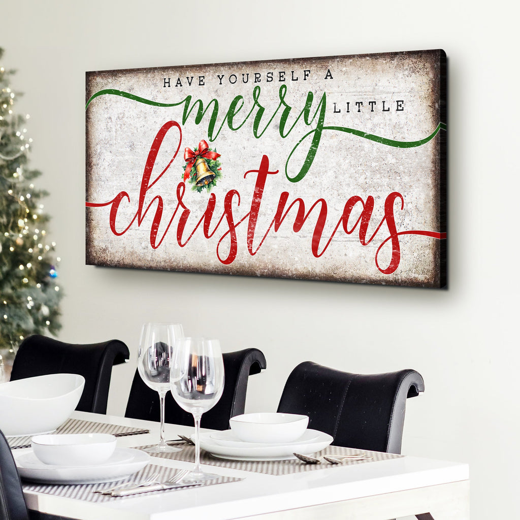Nostalgic Merry Christmas Sign