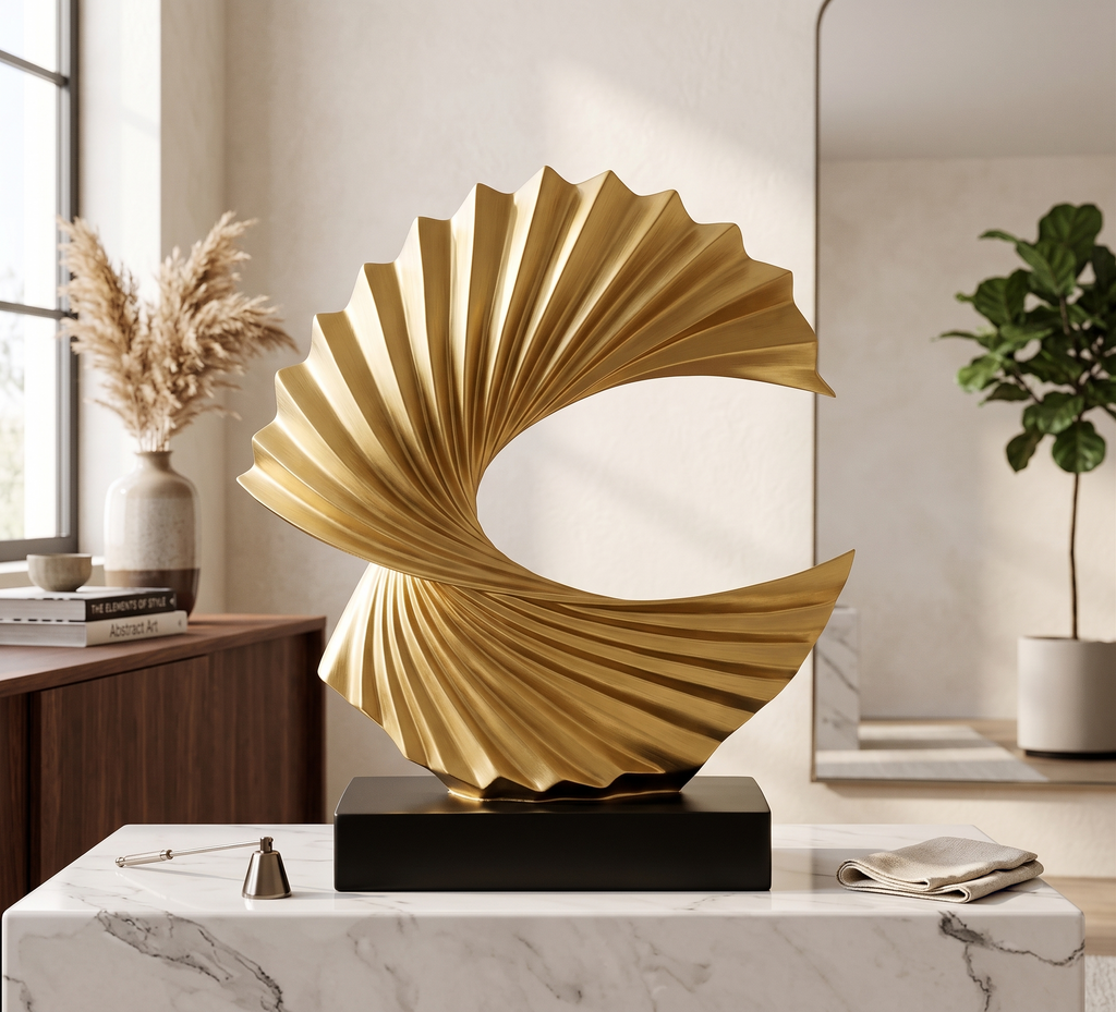 Modern Wave Abstract Art Deco
