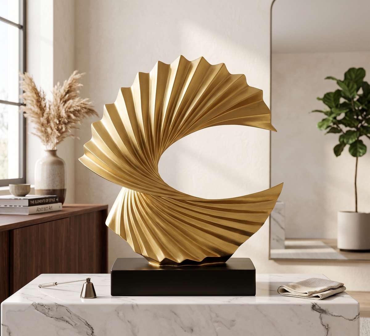 Modern Wave Abstract Art Deco