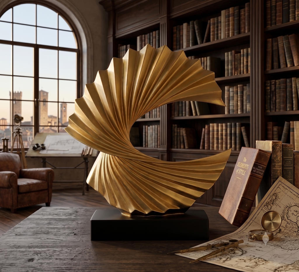 Modern Wave Abstract Art Deco