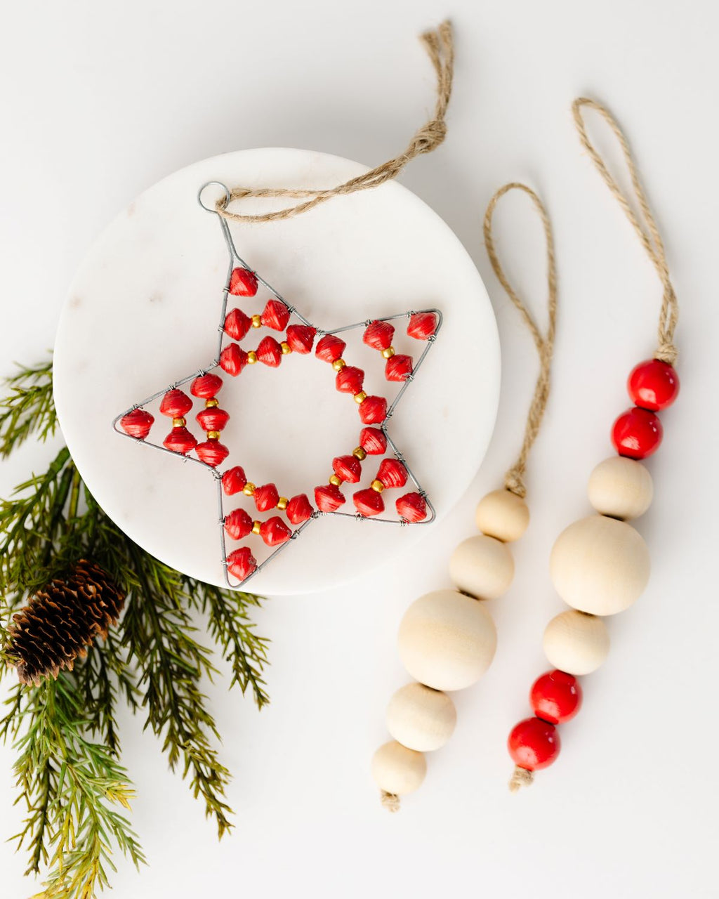 Farmhouse Bead Ornament