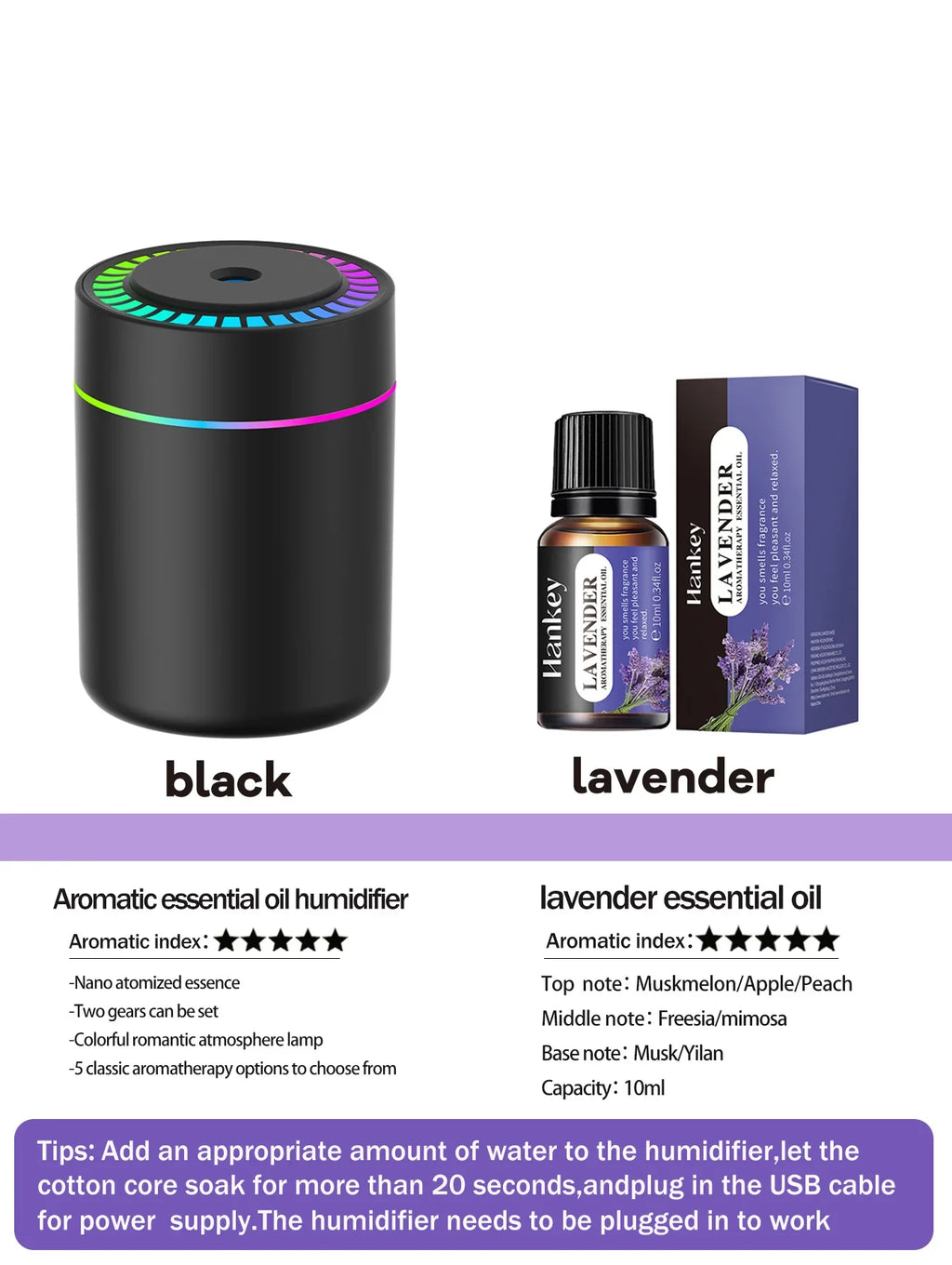 Aromatherapy essential oil Air purifier