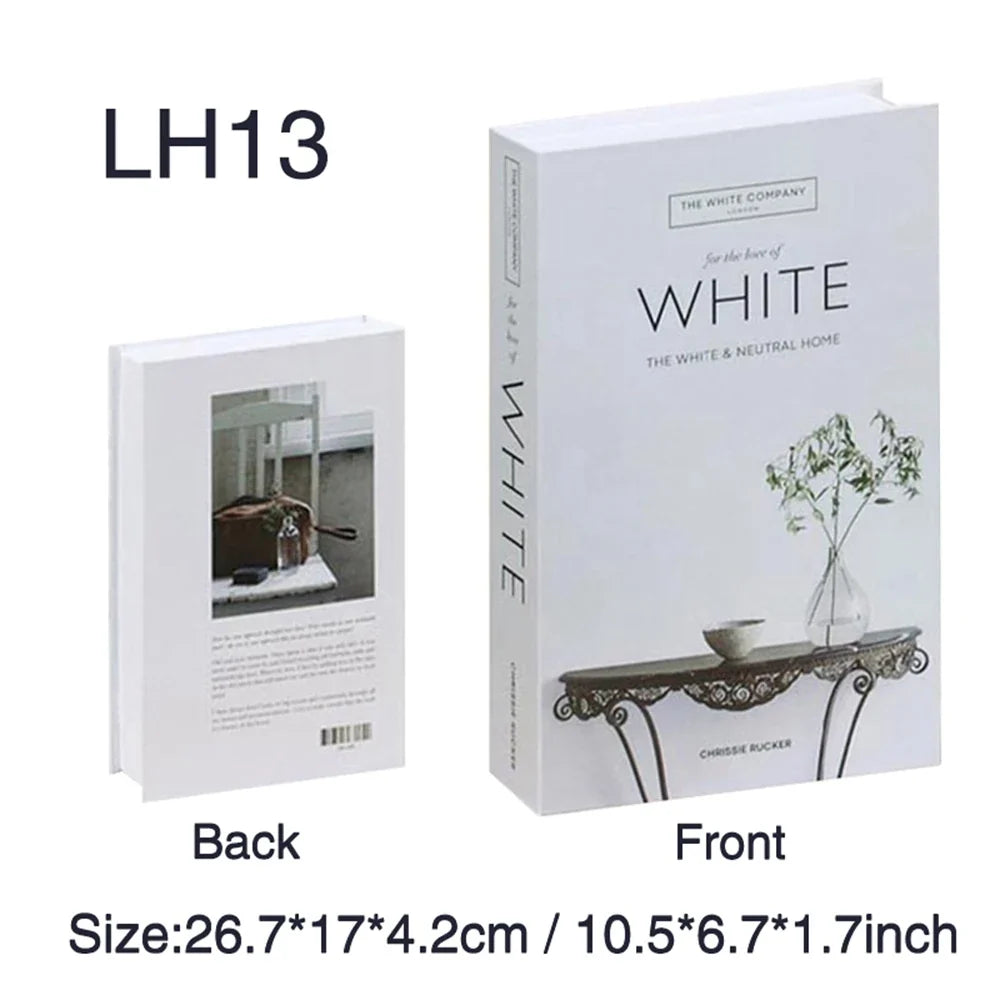 Luxury Fake Book Accessories for Living Room
