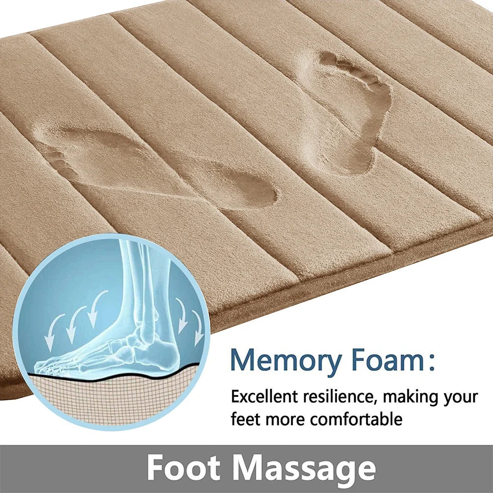 Super Absorbent Memory Foam Bath Mat