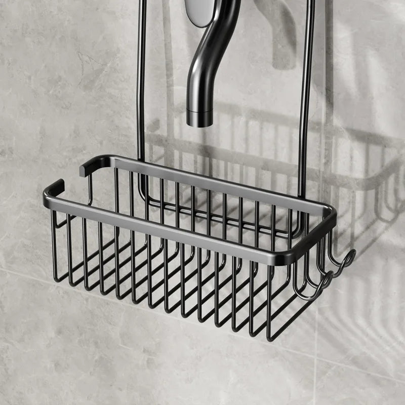 No-Drill Shower Storage Rack