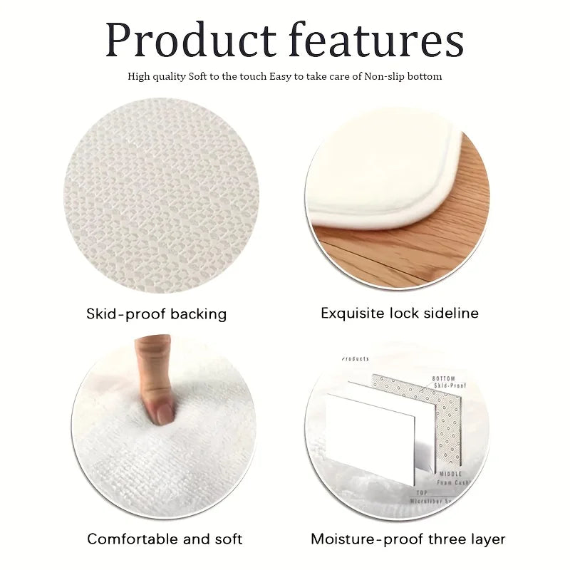 Modern Non-Slip Desk & Bedroom Floor Mat
