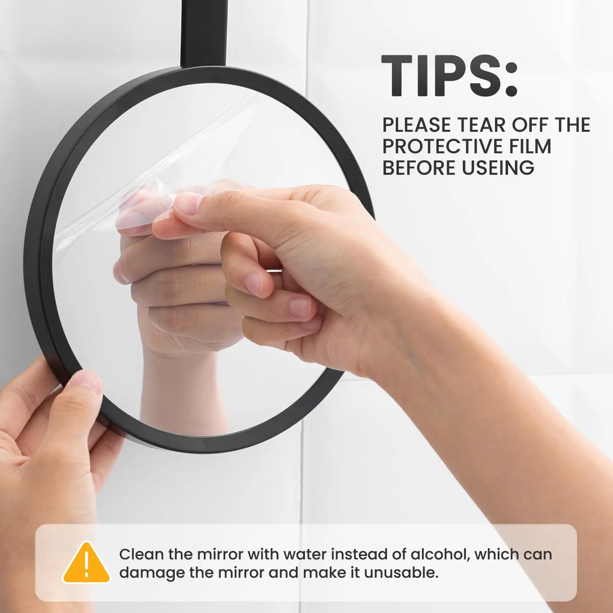 Fogless Hanging Shower Mirror