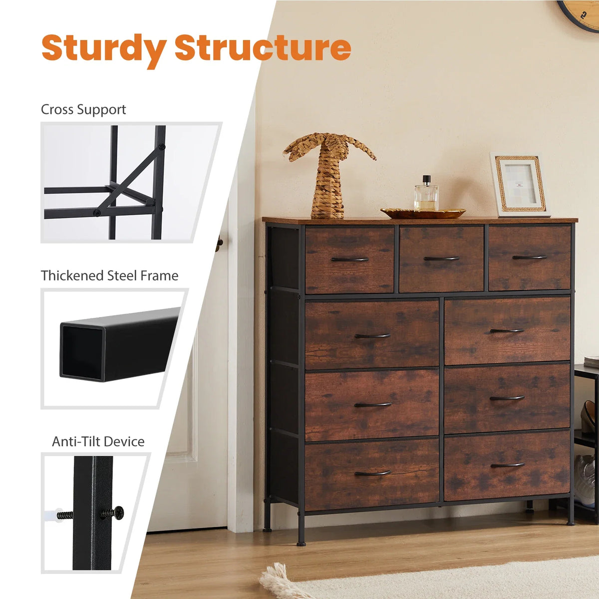 Modern Chest Organizer 9 drawers