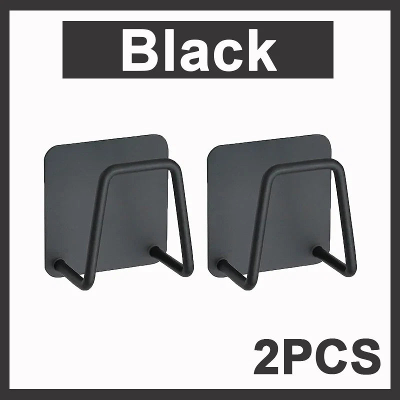 Wall-Mounted Stainless Steel Sponge Holders, 2-Pack