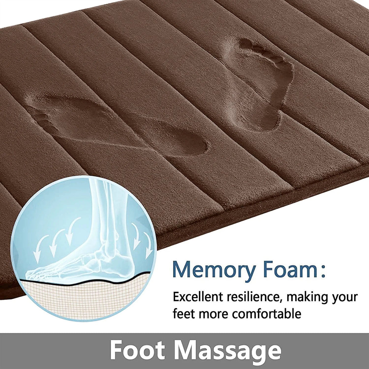 Super Absorbent Memory Foam Bath Mat