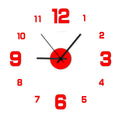 DIY Silent Frameless Wall Clock