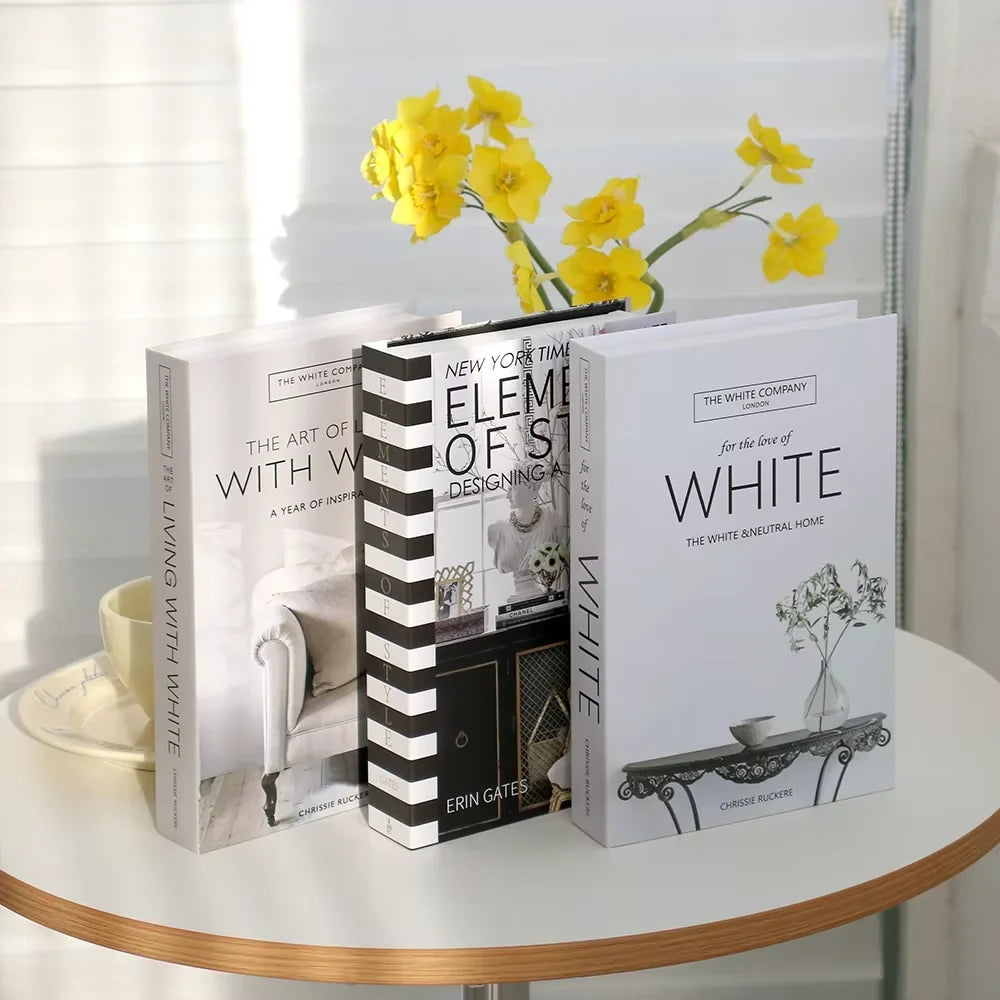 Luxury Fake Book Accessories for Living Room