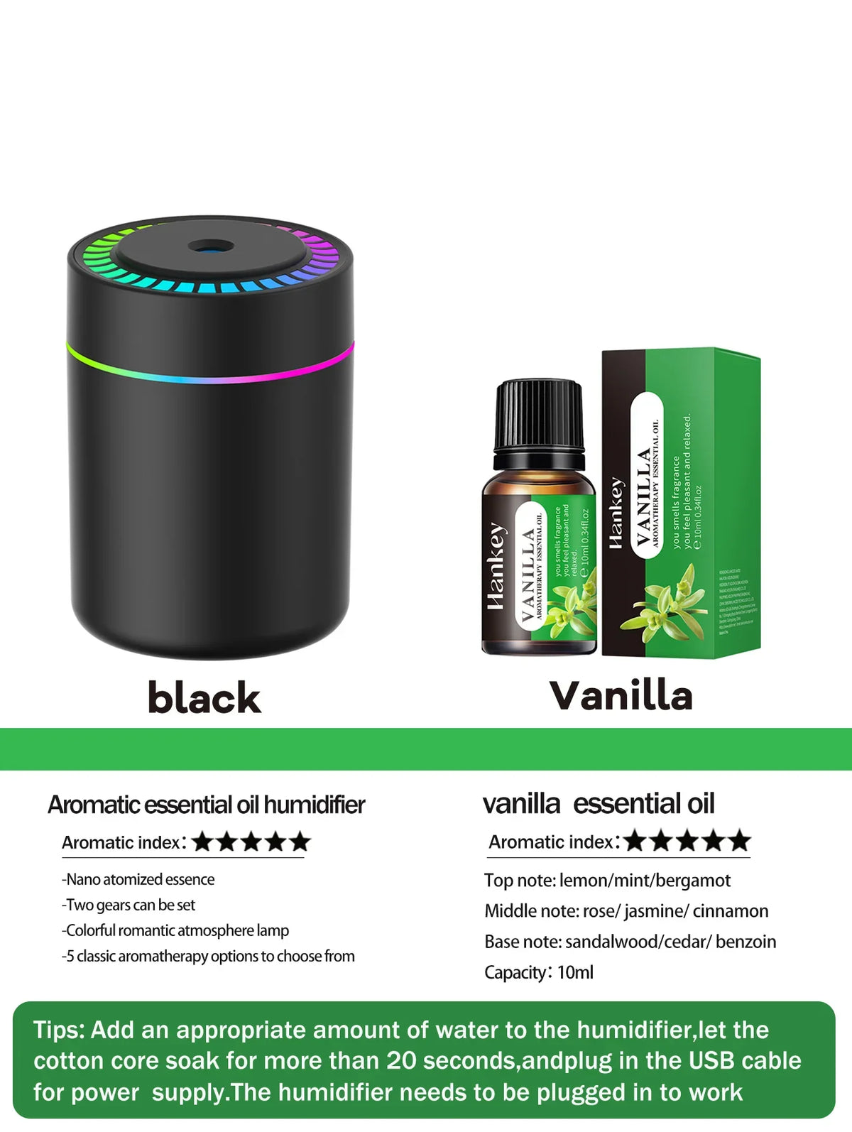 Aromatherapy essential oil Air purifier