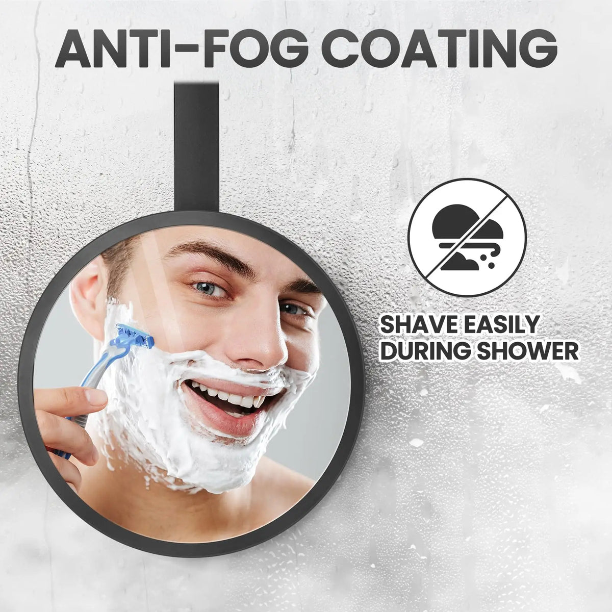 Fogless Hanging Shower Mirror