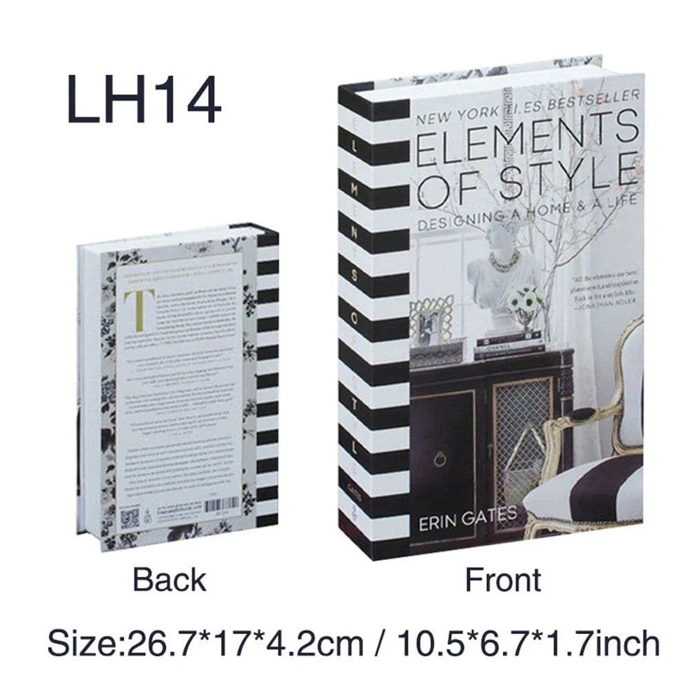 Luxury Fake Book Accessories for Living Room