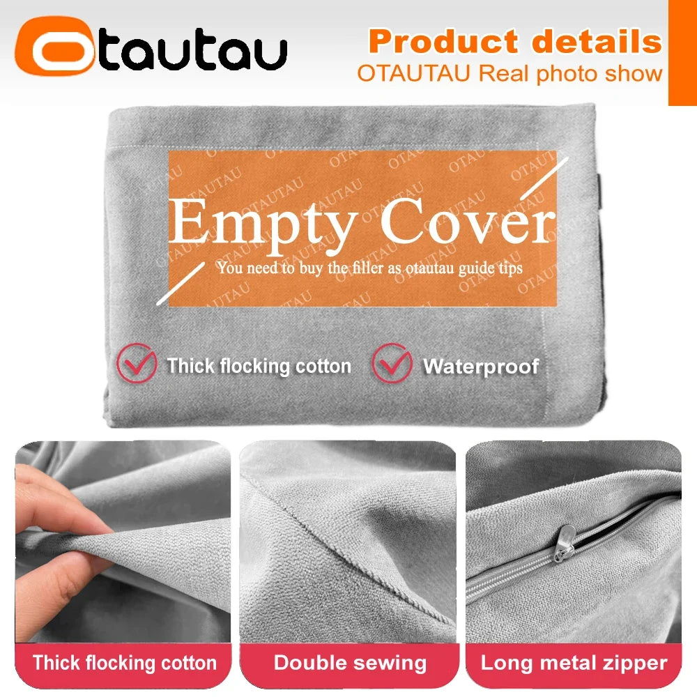 Soft Cotton Bean Bag Cover 12 colors