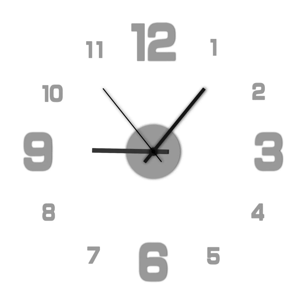 DIY Silent Frameless Wall Clock