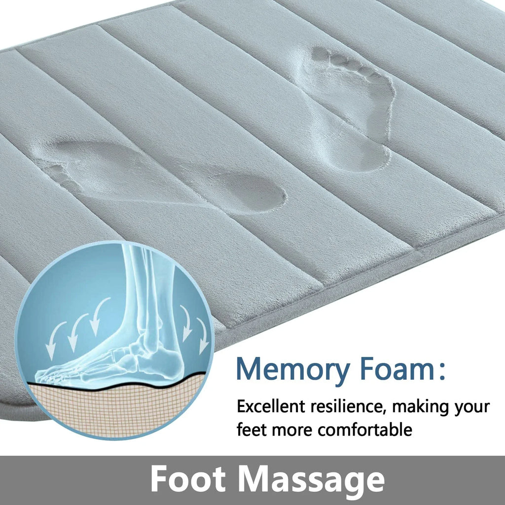 Super Absorbent Memory Foam Bath Mat