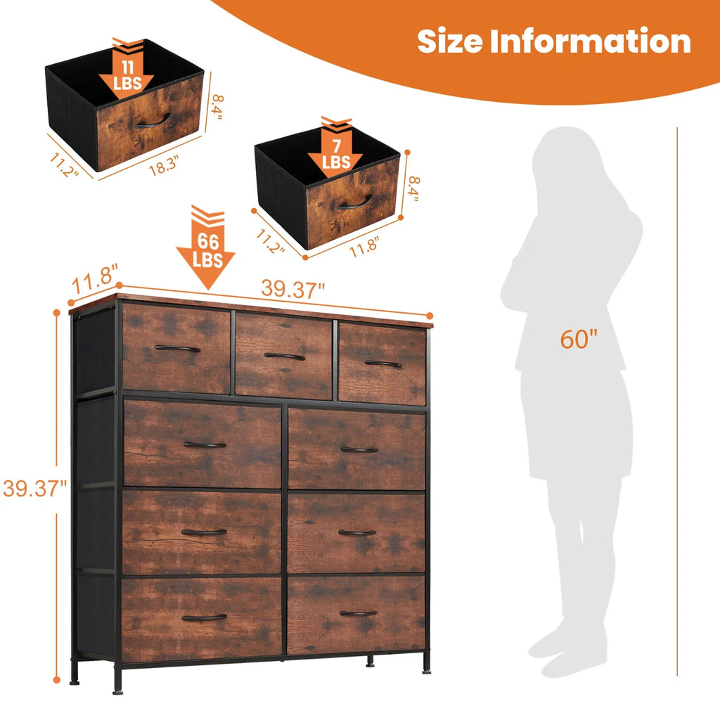 Modern Chest Organizer 9 drawers