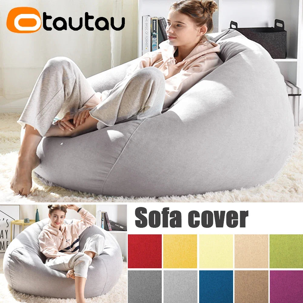 Soft Cotton Bean Bag Cover 12 colors