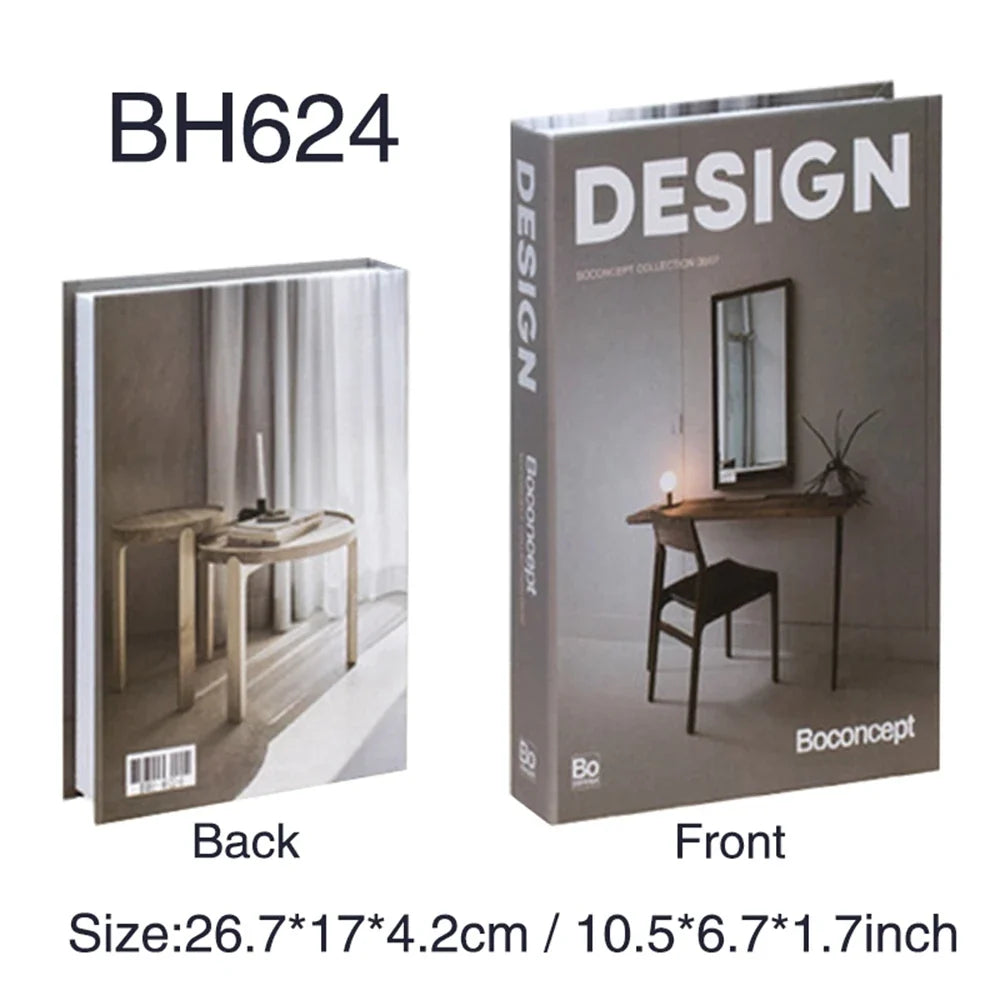 Luxury Fake Book Accessories for Living Room