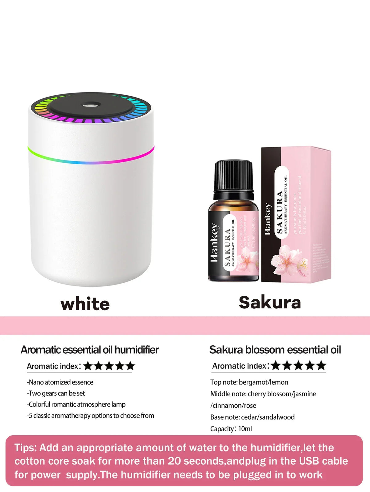 Aromatherapy essential oil Air purifier