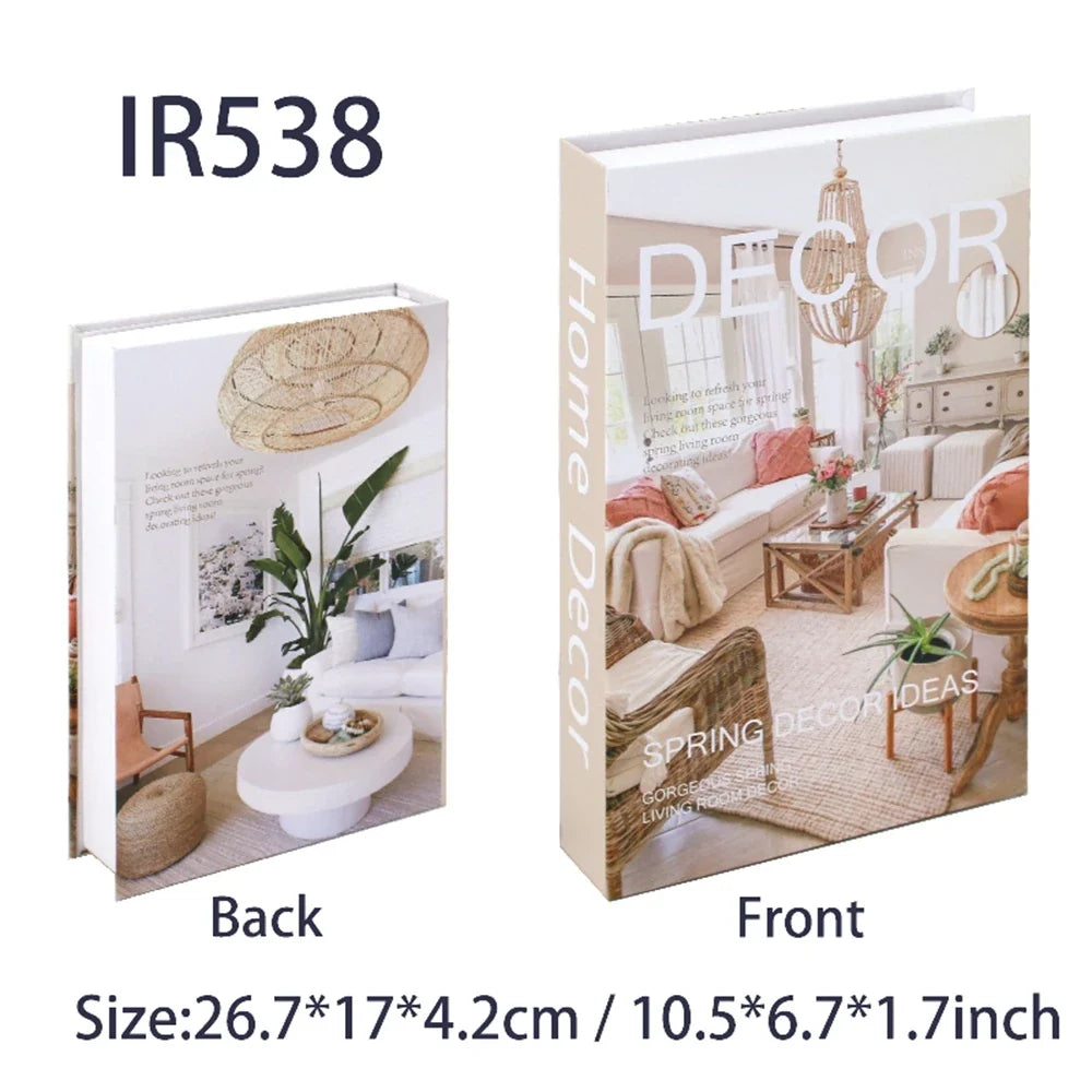 Luxury Fake Book Accessories for Living Room