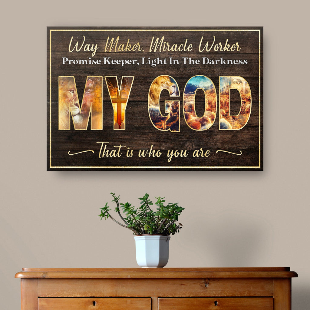 My God Way Maker Miracle Worker