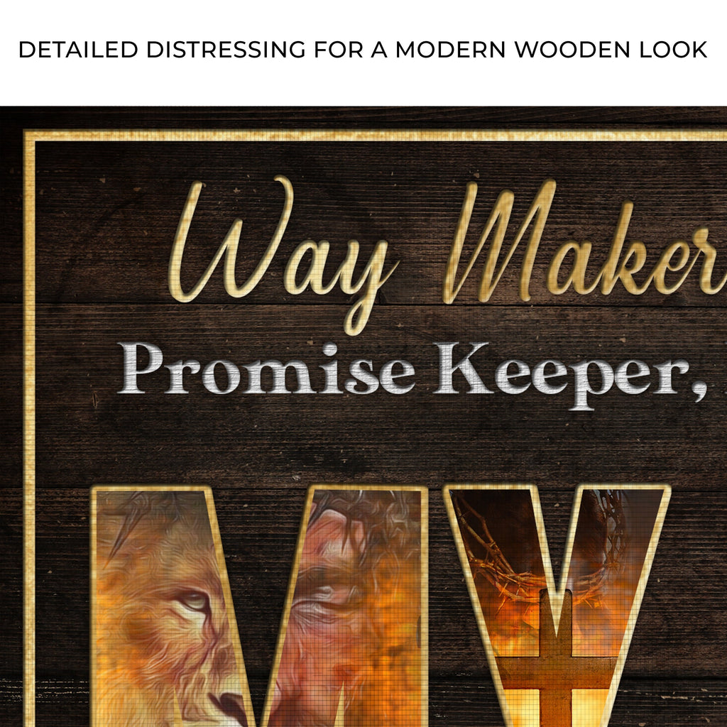 My God Way Maker Miracle Worker