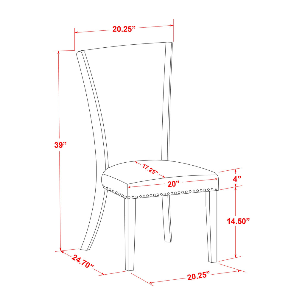 5 Pc Pedestal Dining Table