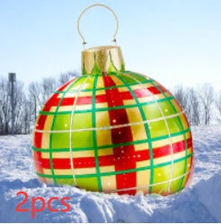 Beautiful Christmas ornaments inflatable