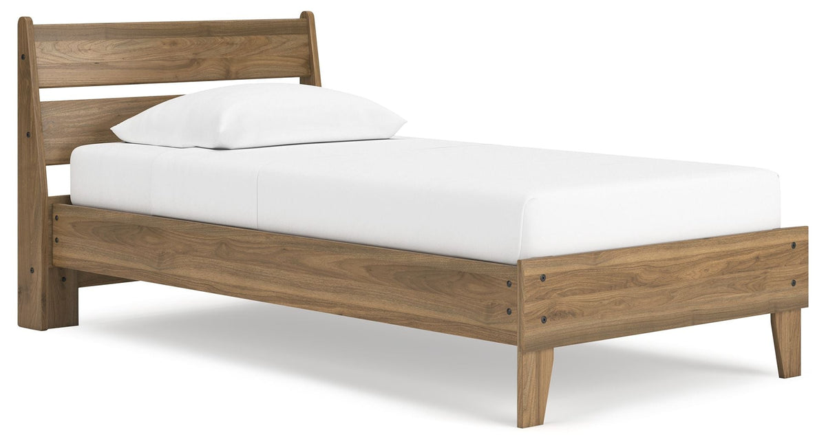 Modern Platform Panel Bed